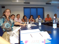 foto during the meetin in Fier